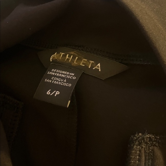 NWOT-Athleta Black Endless Pant, Size 6 Petite - Picture 8 of 8